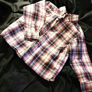 Sonoma Red, White, Blue Plaid Button Down Shirt